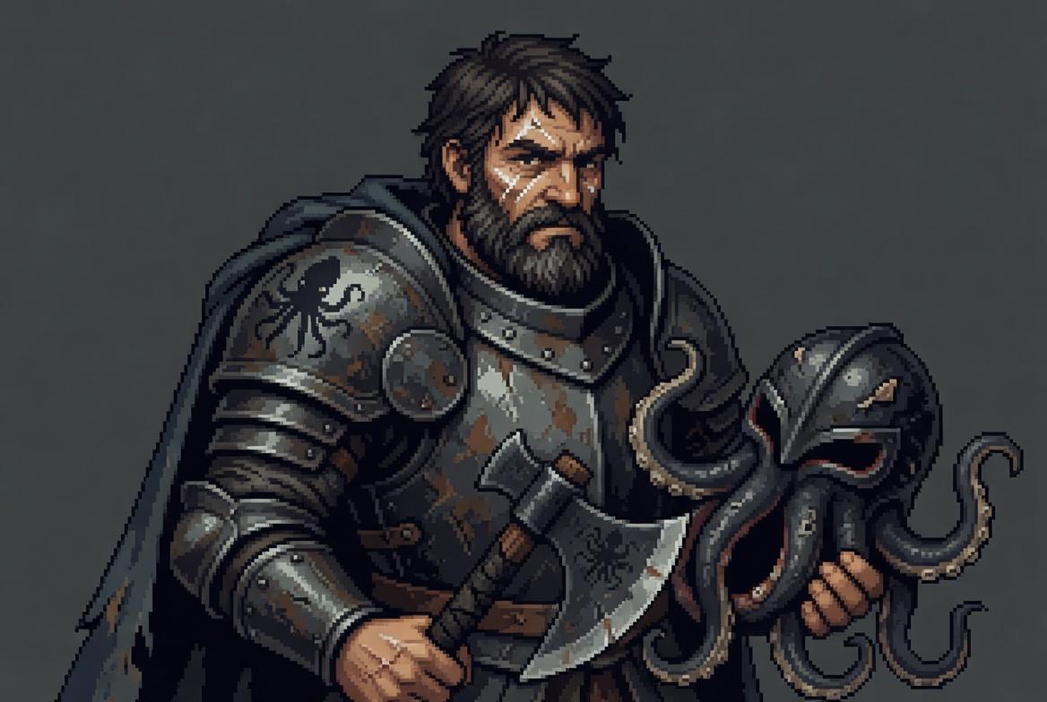 Portrait of Victarion Greyjoy
